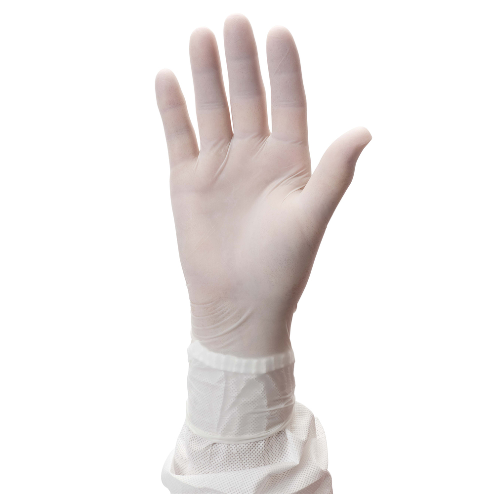 Kimtech™ G3 EvT Nitrile Gloves (38703), Cleanrooms, 5 Mil, Ambidextrous, White, 11.5”, Large, 250 / Bag, 6 Bags, 1,500 Gloves / Case - 38703