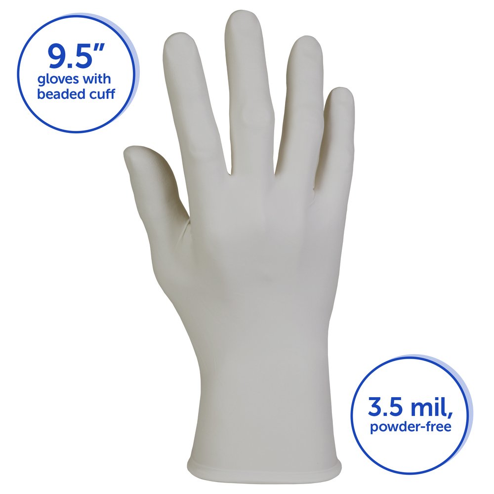 Kimtech™ Sterling™ Nitrile Exam Gloves (50706), 3.5 Mil, 9.5”, Ambidextrous, Small, 200 / Dispenser, 10 Dispensers, 2,000 Grey Gloves / Case - 50706